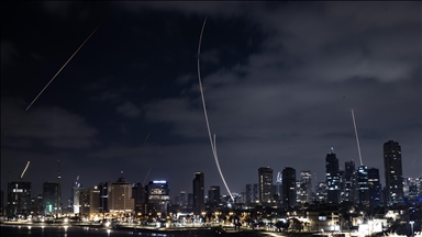 Iran fires barrage of missiles toward Israel as conflict rages