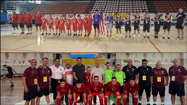 Özel sporcular futsal ve basketbol milli takımları, Avrupa Şampiyonası'na galibiyetle başladı