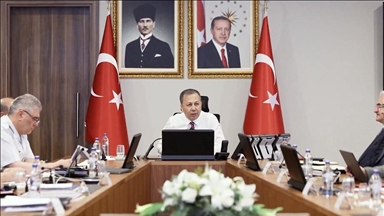 İçişleri Bakanlığı'nda uyuşturucuyla mücadele konulu güvenlik toplantısı