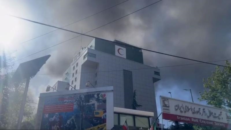 Израиль атаковал район рядом со зданием Красного Полумесяца в Тегеране