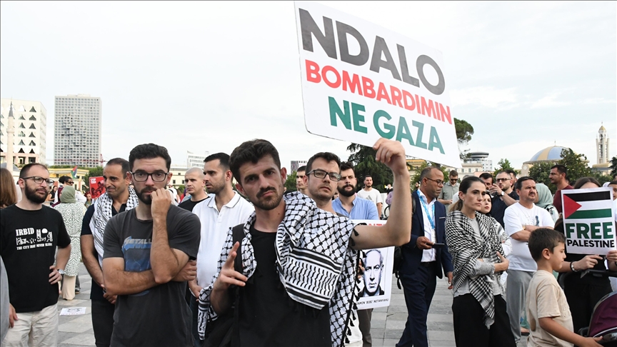 Shqipëri, mbahet tubim në mbështetje të Palestinës