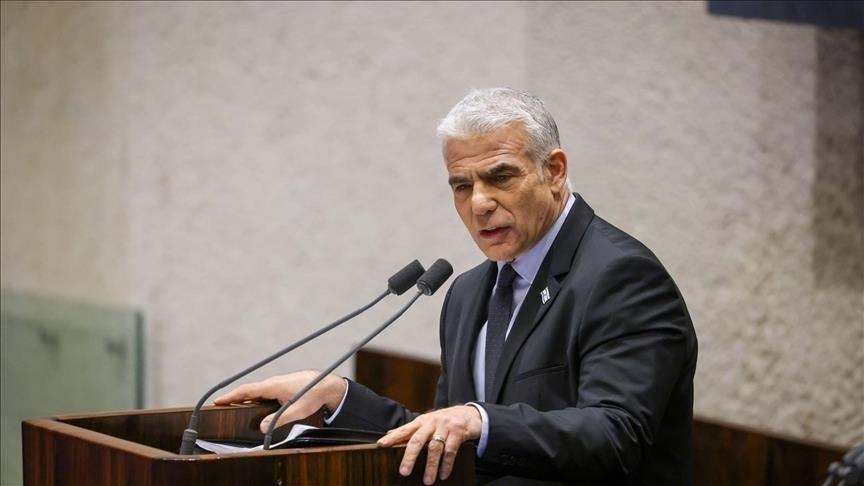 لابيد يدعو واشنطن للانضمام إلى العدوان الإسرائيلي على إيران