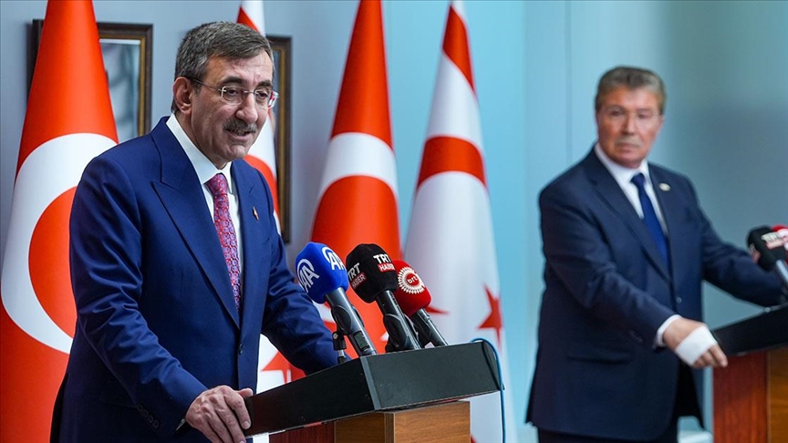 Cumhurbaşkanı Yardımcısı Yılmaz, Rum kesiminde KKTC'deki iş dünyasına yönelik adımların iyi niyetli olmadığını belirtti