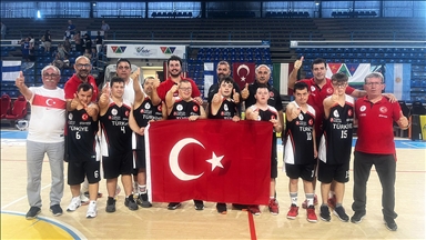 Down Sendromlular Basketbol Milli Takımı, Avrupa Şampiyonası'nda ikinci oldu