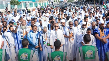 مئات الموريتانيين ينددون بالعدوان الإسرائيلي على إيران وغزة