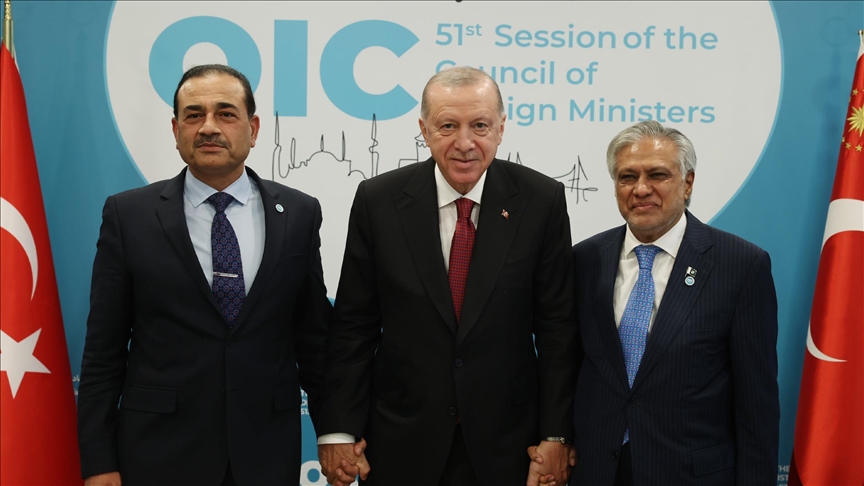 أردوغان يلتقي نائب رئيس وزراء باكستان في إسطنبول