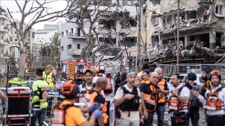 Iran launches multiple drone attacks, fire breaks out in building in northern Israeli city