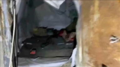 Pençe-Kilit Operasyonu bölgesinde teröristlere ait bir mağara tespit edildi