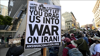 Demonstratë “Jo luftë kundër Iranit” në San Francisco të SHBA-së