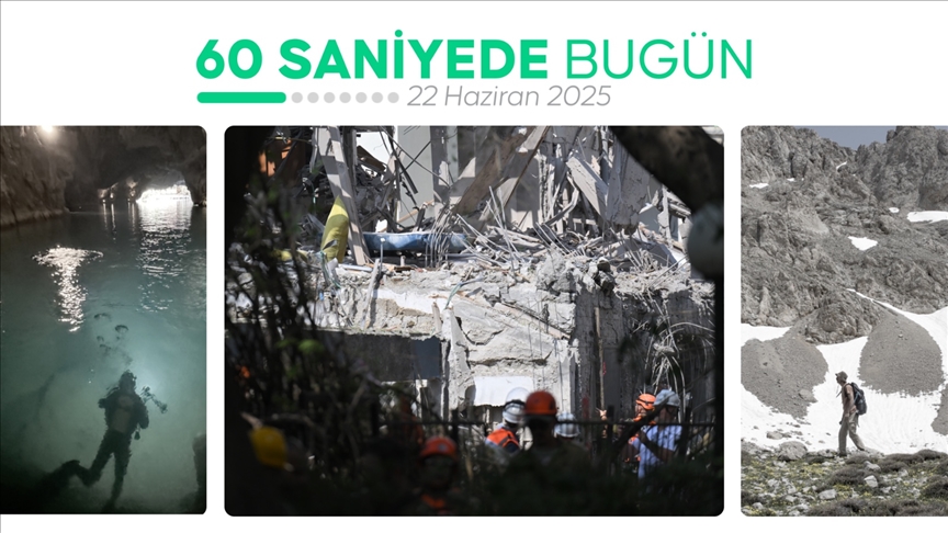 60 saniyede bugün (22 Haziran 2025)
