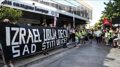 U Beogradu održan protest protiv izvoza oružja iz Srbije u Izrael