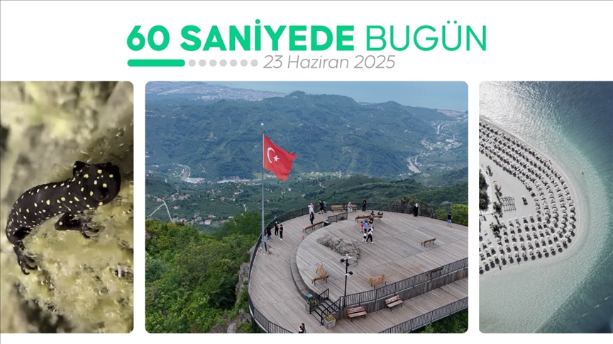 60 saniyede bugün (23 Haziran 2025)