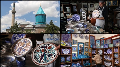 Çini ustası arkeoloğun imza eseri "Kubbe-i Hadra" oldu