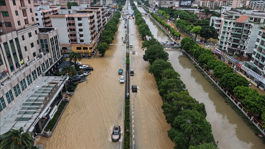Highway bridge collapses in southwest China due to rain-triggered landslide 