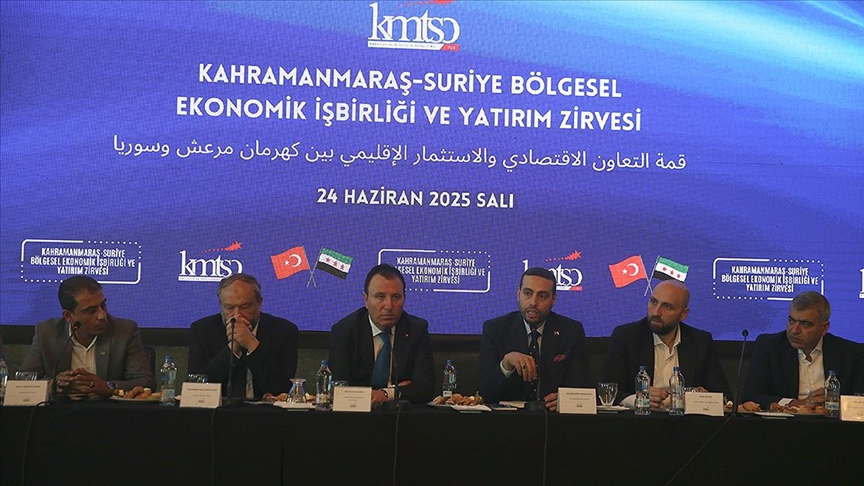 Kahramanmaraş-Suriye Bölgesel Ekonomik İşbirliği ve Yatırım Zirvesi düzenlendi