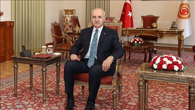 TBMM Başkanı Kurtulmuş, grup başkanları ve grup başkanvekilleriyle bir araya geldi