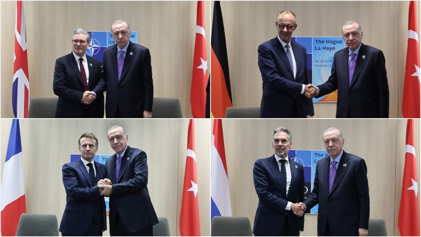 Cumhurbaşkanı Erdoğan'dan NATO Devlet ve Hükümet Başkanları Zirvesi'nde diplomasi trafiği