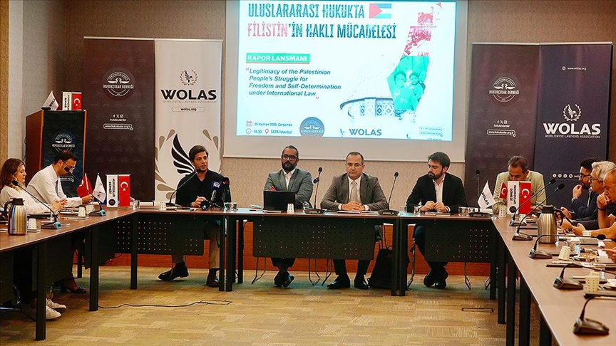 Filistin halkının mücadelesinin meşruiyetine ilişkin rapor İٲԲܱ'da tanıtıldı