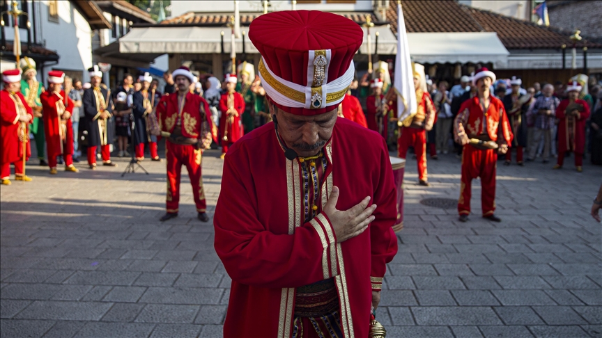 Tradicionalni turski vojni orkestar "Mehter" održao koncert na Baščaršiji