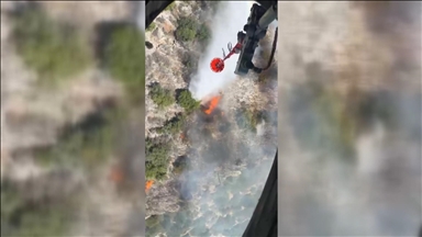 Antalya'da çıkan orman ⲹԲıına müdahale ediliyor