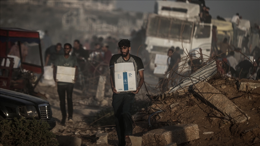 Gazze'nin kuzeyindeki yardım dağıtım görüntüleri, İsrail’in "yardımları Hamas kontrol ediyor" iddiasını çürüttü