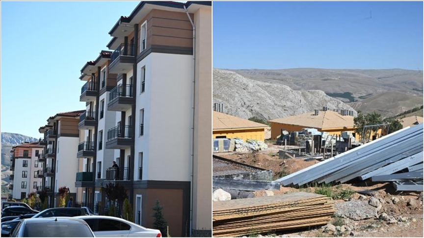Malatya'da deprem konutları ve iş yerlerinin yapımı sürüyor