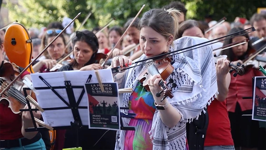Koncert ispred milanske La Scale u znak solidarnosti s Palestinom