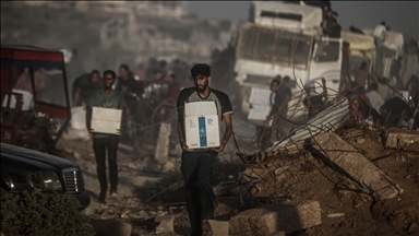 Gazze'nin kuzeyindeki yardım dağıtım görüntüleri, İsrail’in "yardımları Hamas kontrol ediyor" iddiasını çürüttü