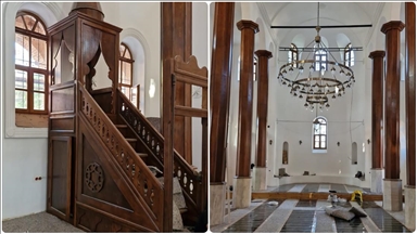 Bursa'da restorasyonu tamamlanan Özlüce Camisi yarın ibadete açılacak