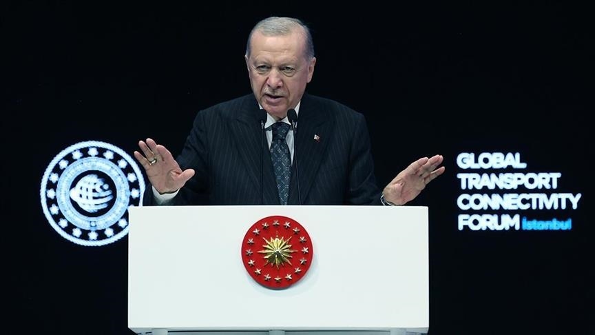 تاکید اردوغان بر ضرورت اجرای پروژه «جاده توسعه»