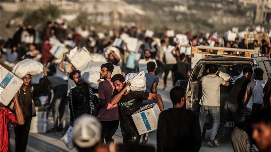 Gaza authorities say drugs found inside US-dispatched flour bags