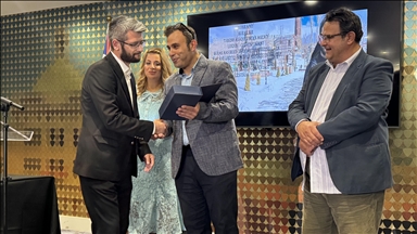 Anadolu journalist awarded in UK for Gaza coverage