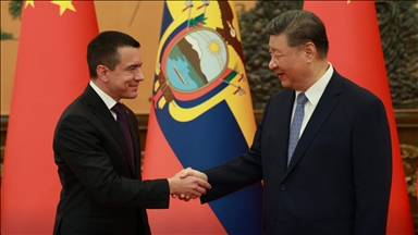 China’s Xi meets with Ecuador’s president in Beijing