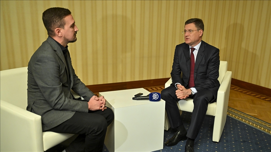 Rusya Başbakan Yardımcısı Novak, Türkiye ile ekonomik ilişkileri AA'ya değerlendirdi