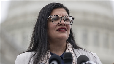 ABD Kongre üyesi Tlaib, İsrail-ABD güdümlü yardım kuruluşuna sağlanan fona tepki gösterdi