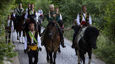 Bosna Hersek'te 515'inci Ayvaz Dede Şenlikleri'ne katılacak atlılar yola çıktı
