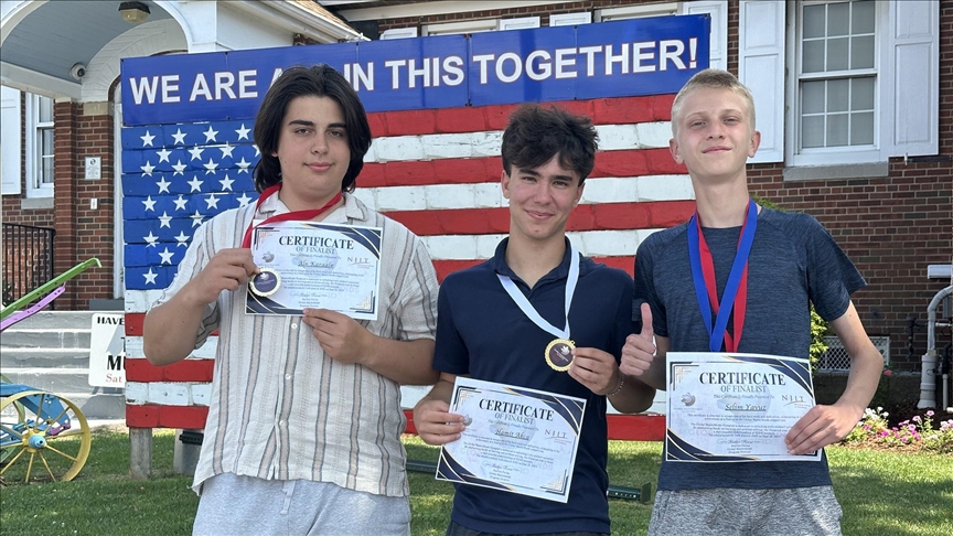 Turkish students in US win top awards at Global MasterMinds Olympiad