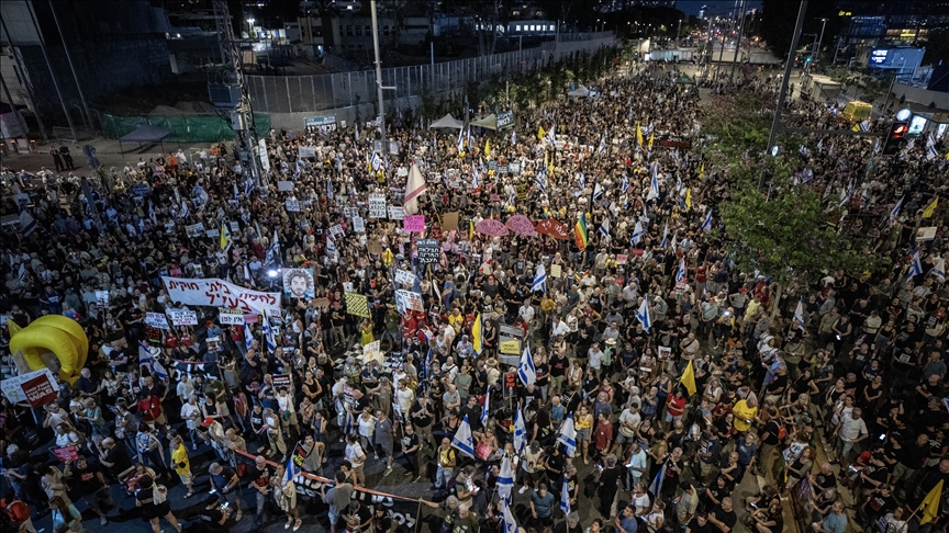 Hiljade Izraelaca protestovalo širom zemlje zahtijevajući oslobađanje talaca u Gazi