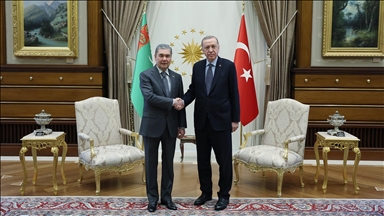 Turkish president, Turkmen leader discuss regional, global issues