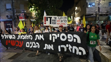 Thousands of Israelis stage nationwide protests to demand release of hostages in Gaza: Report