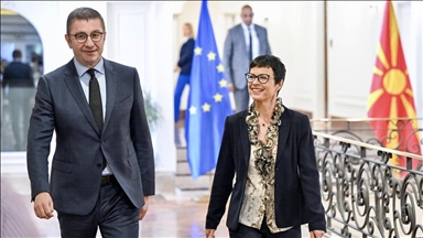 Премиерот Мицкоски ја прими на средба комесарката за проширување на ЕУ, Марта Кос