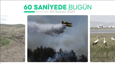 60 saniyede bugün (30 Haziran 2025)