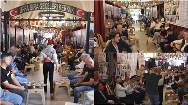Kerkük'te açılan "Urfa Sıra Geceleri" kafede, Şanlıurfa kültürü sergileniyor