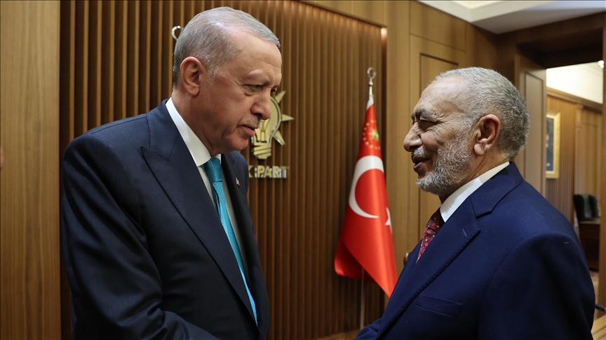 Cumhurbaşkanı Erdoğan, Irak Temsilciler Meclisi Başkanı Meşhedani'yi kabul etti