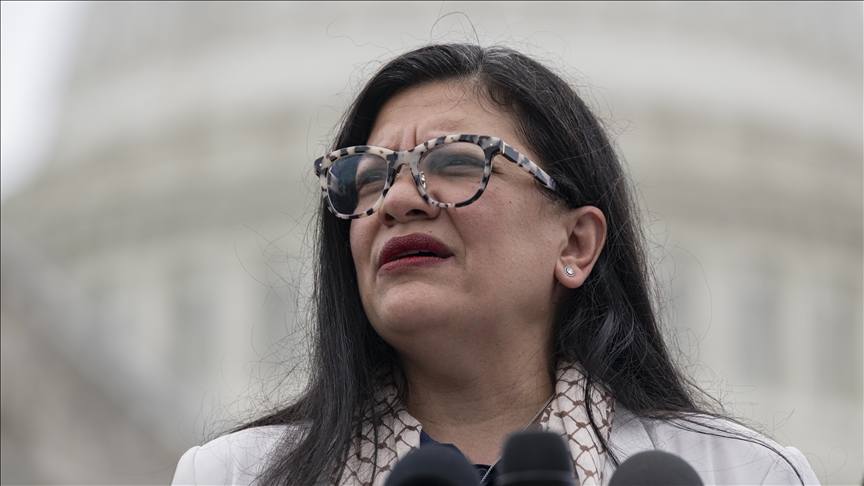 ABD Kongre üyesi Tlaib’den, İsrail’in Gazze’deki insani yardım ablukasına tepki