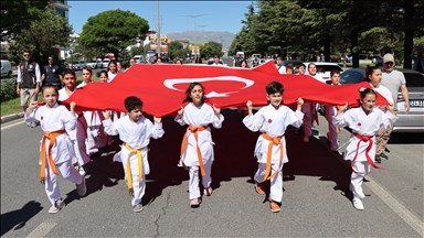 Atatürk'ün Erzincan'a gelişinin 106'ncı yıl dönümü törenle kutlandı