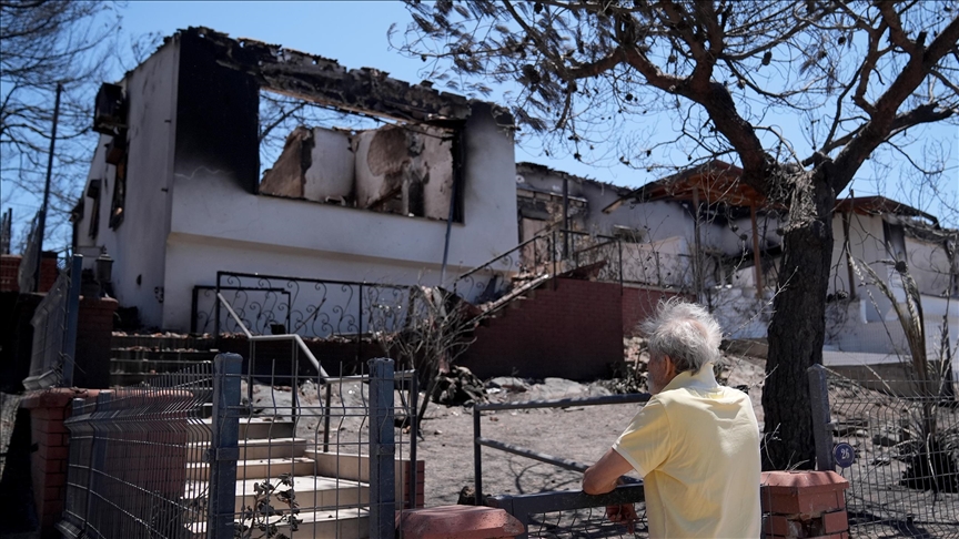 Menderes ve Seferihisar'da yanan ormanlardan geriye siyah örtü kaldı