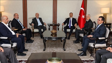 Bakan Fidan, Hamas heyetiyle görüşmede Gazze'deki soykırımın unutturulmasına izin verilmeyeceği vurguladı