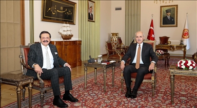 TBMM Başkanı Kurtulmuş, TOBB Başkanı Hisarcıklıoğlu'nu kabul etti