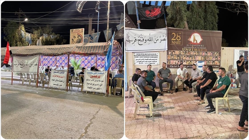 Kerkük’e bağlı Altunköprü nahiyesindeki Türkmenler, yerel yönetimin "dışlayıcı politikalarını" protesto etti